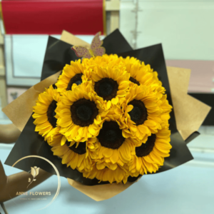 Ramo buchón de 20 girasoles