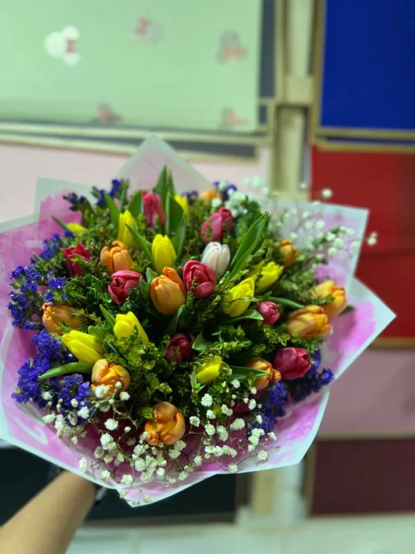 Ramo mix de tulipanes 🌷 - Imagen 2