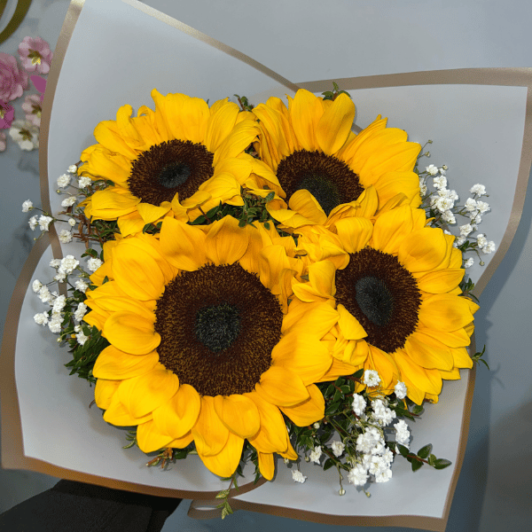 Ramo de 4 girasoles