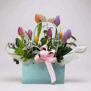 Cartera de 10 tulipanes mix colores