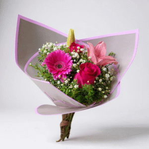 Ramo mix pequeño fucsia