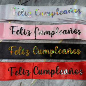 Cintas con frase
