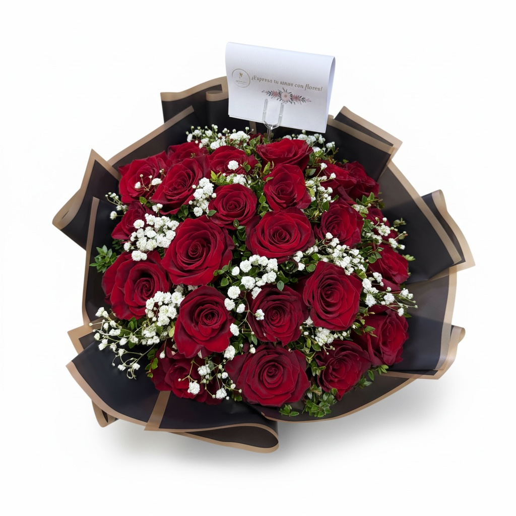 25 rosas rojas 🌹