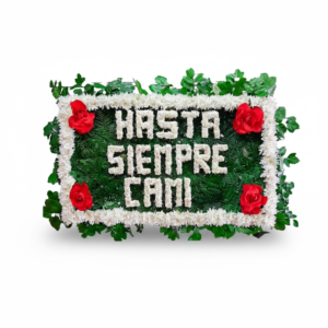 Corona/Ofrenda cuadrada de condolencias